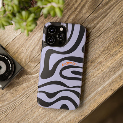 Purple Swirl Phone Case for Apple