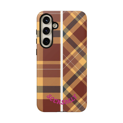 Autumn Plaid Phone Case for Samsung