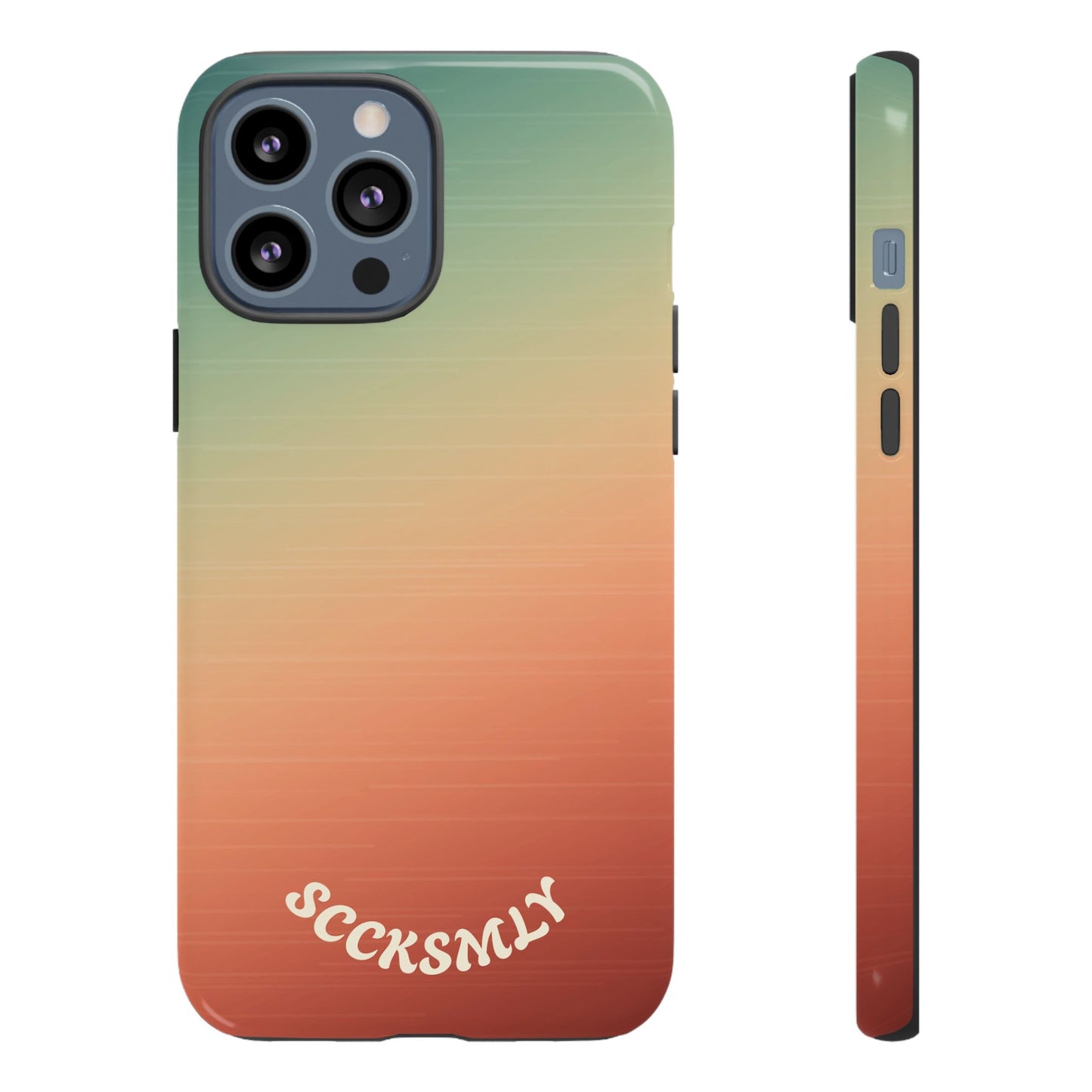 Warm Ombré Tough Phone Case for Apple