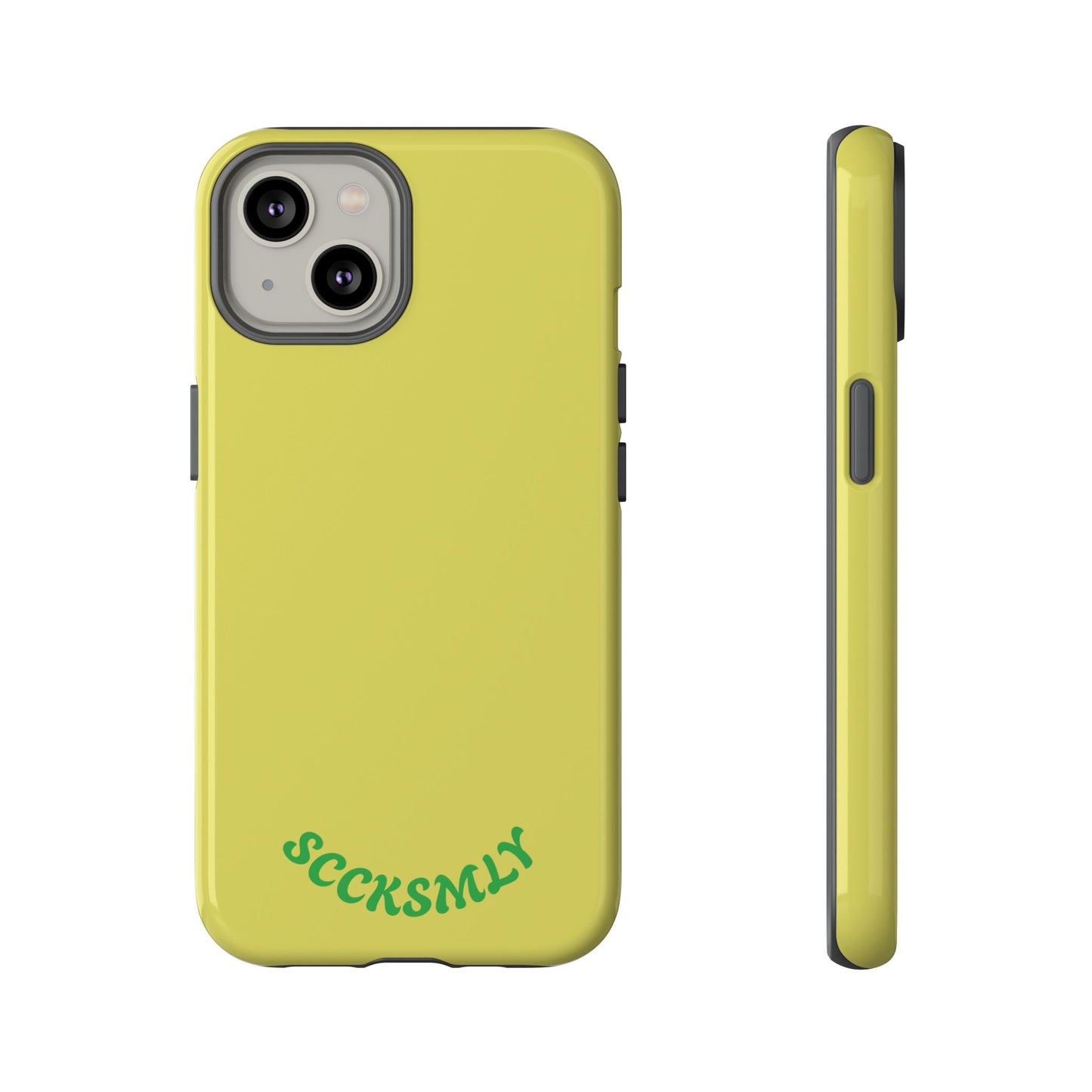 SOLID Lemon Pop Tough Case for Apple