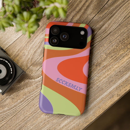 Curvy Swirl Phone Case for Apple