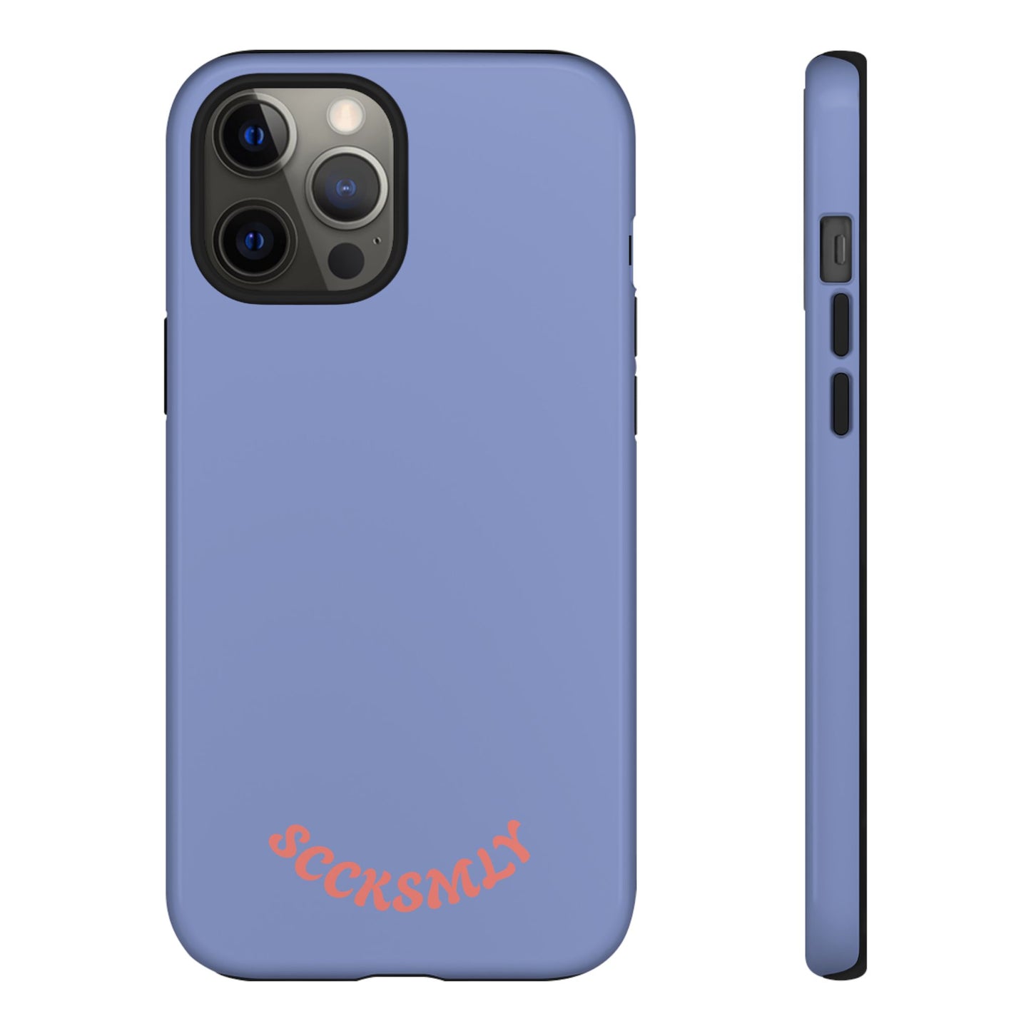 Periwinkle Blue Tough Phone Case for Apple