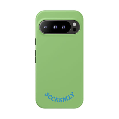 SOLID Sour Lime Tough Case for Google Pixel