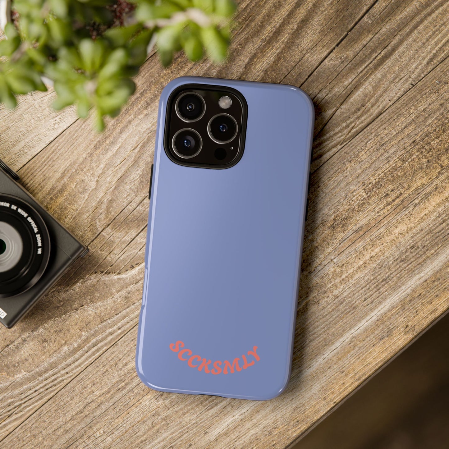 Periwinkle Blue Tough Phone Case for Apple