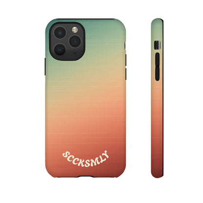 Warm Ombré Tough Phone Case for Apple