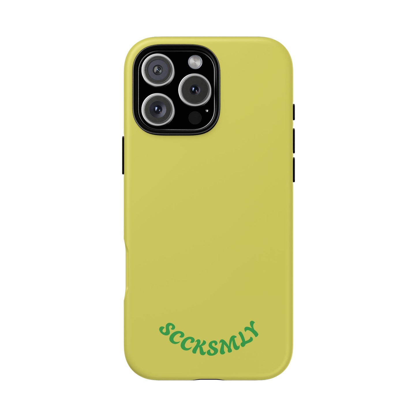 SOLID Lemon Pop Tough Case for Apple