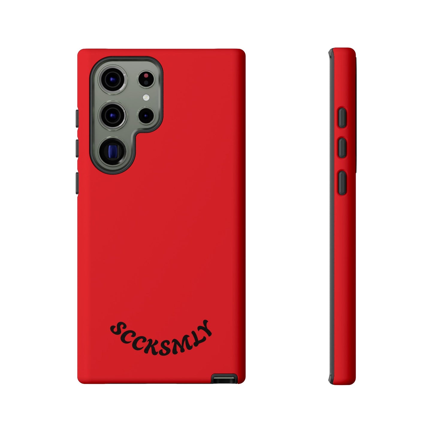 SOLID Screaming Red Tough Case for Samsung