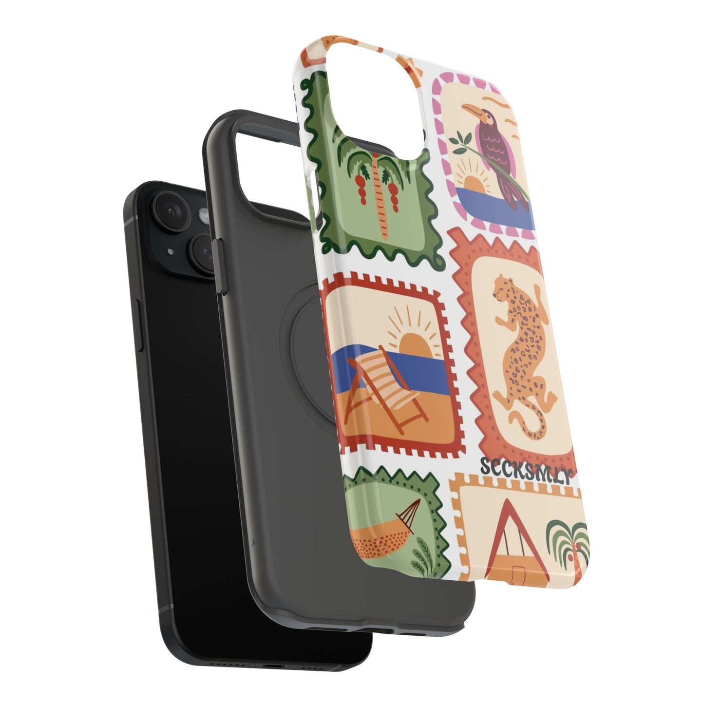 Tropical Print Phone Case for Apple