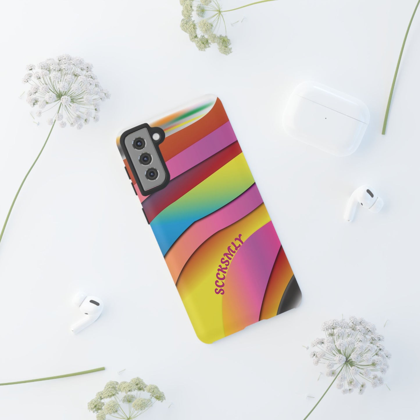 Modern Retro Rainbow Phone Case for Samsung