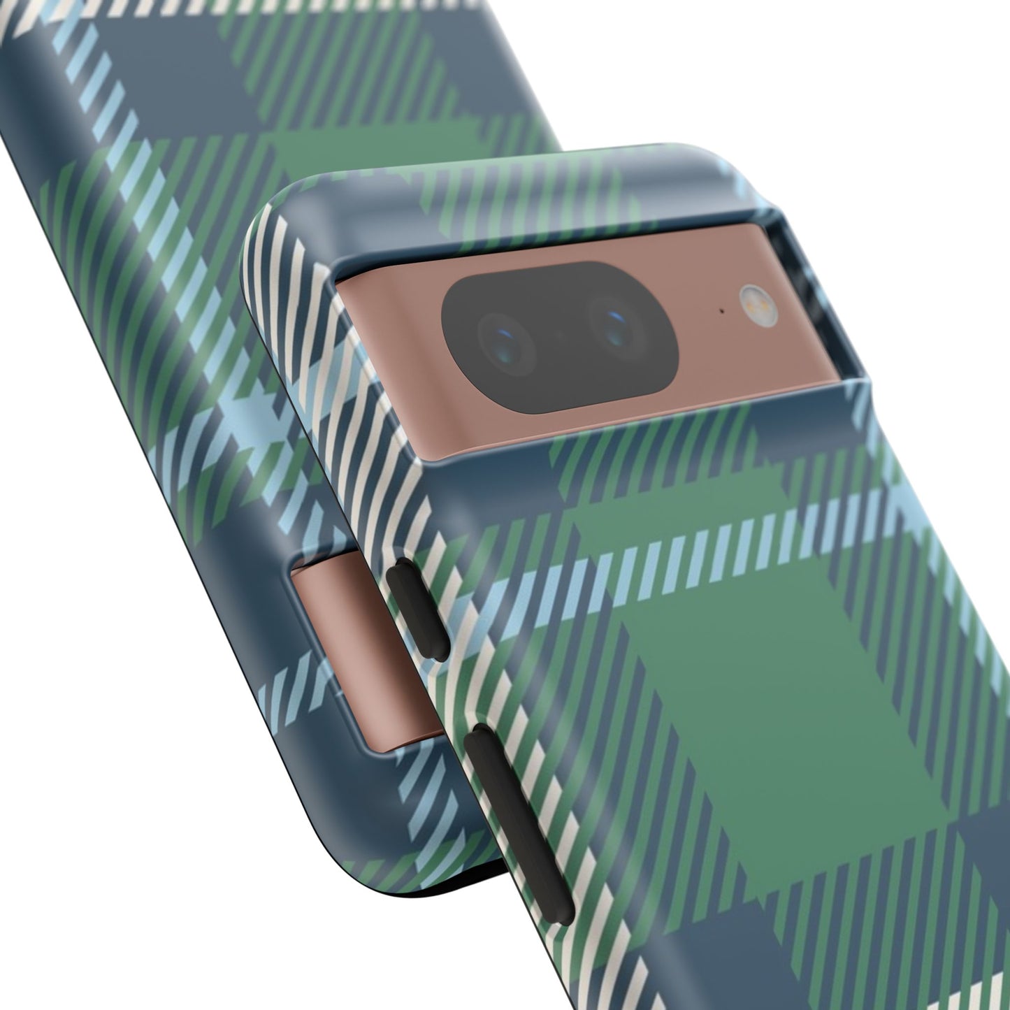 Earth and Sky Plaid Tough Phone Case for Google Pixel