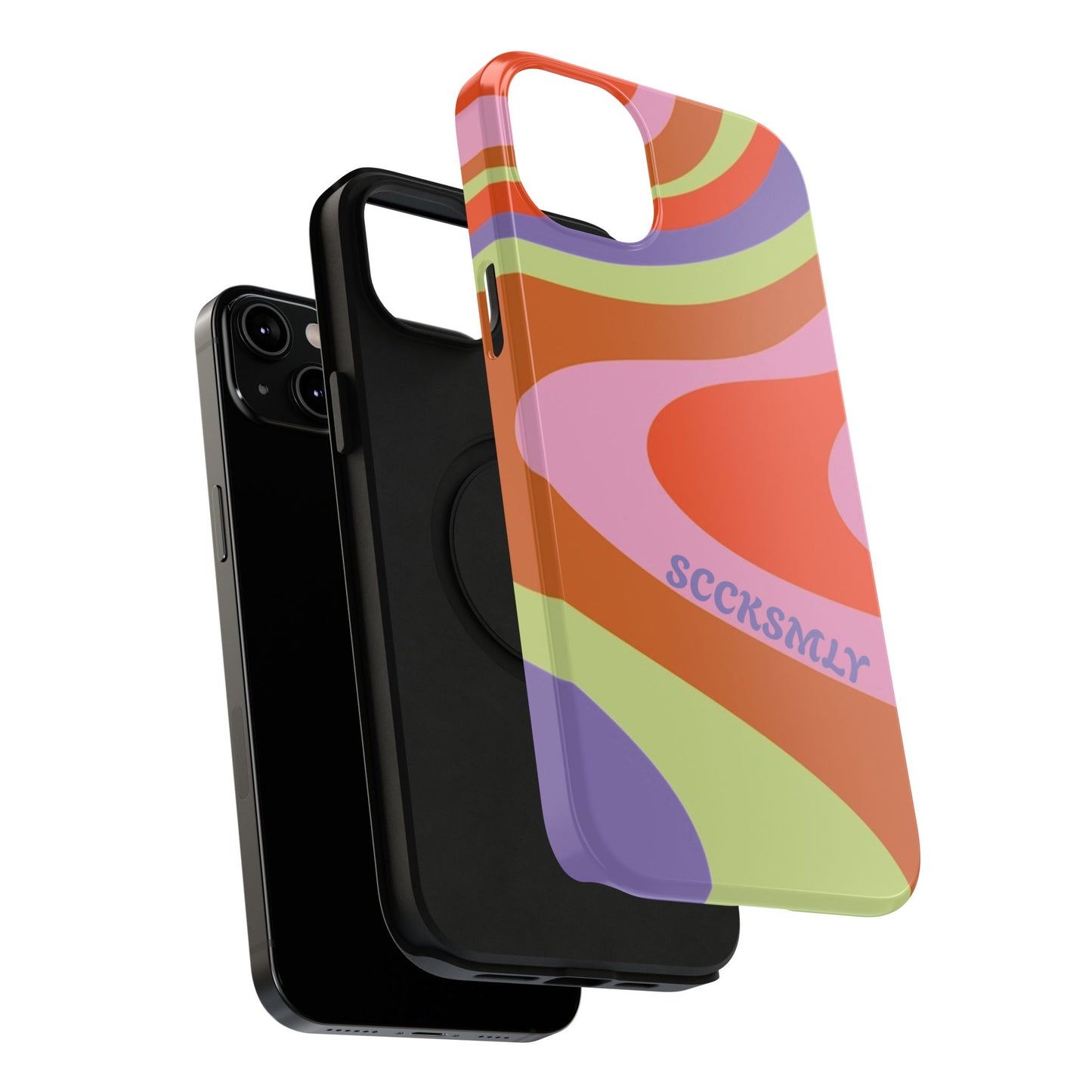 Curvy Swirl Phone Case for Apple