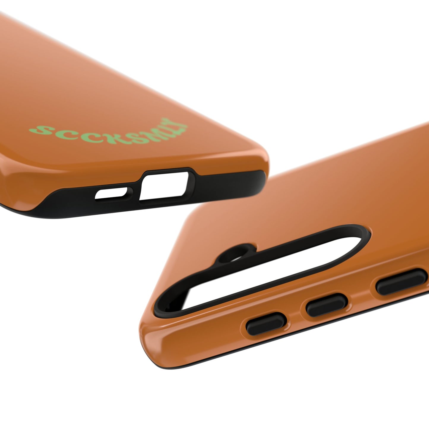 SOLID Terracotta Coal Tough Case for Samsung