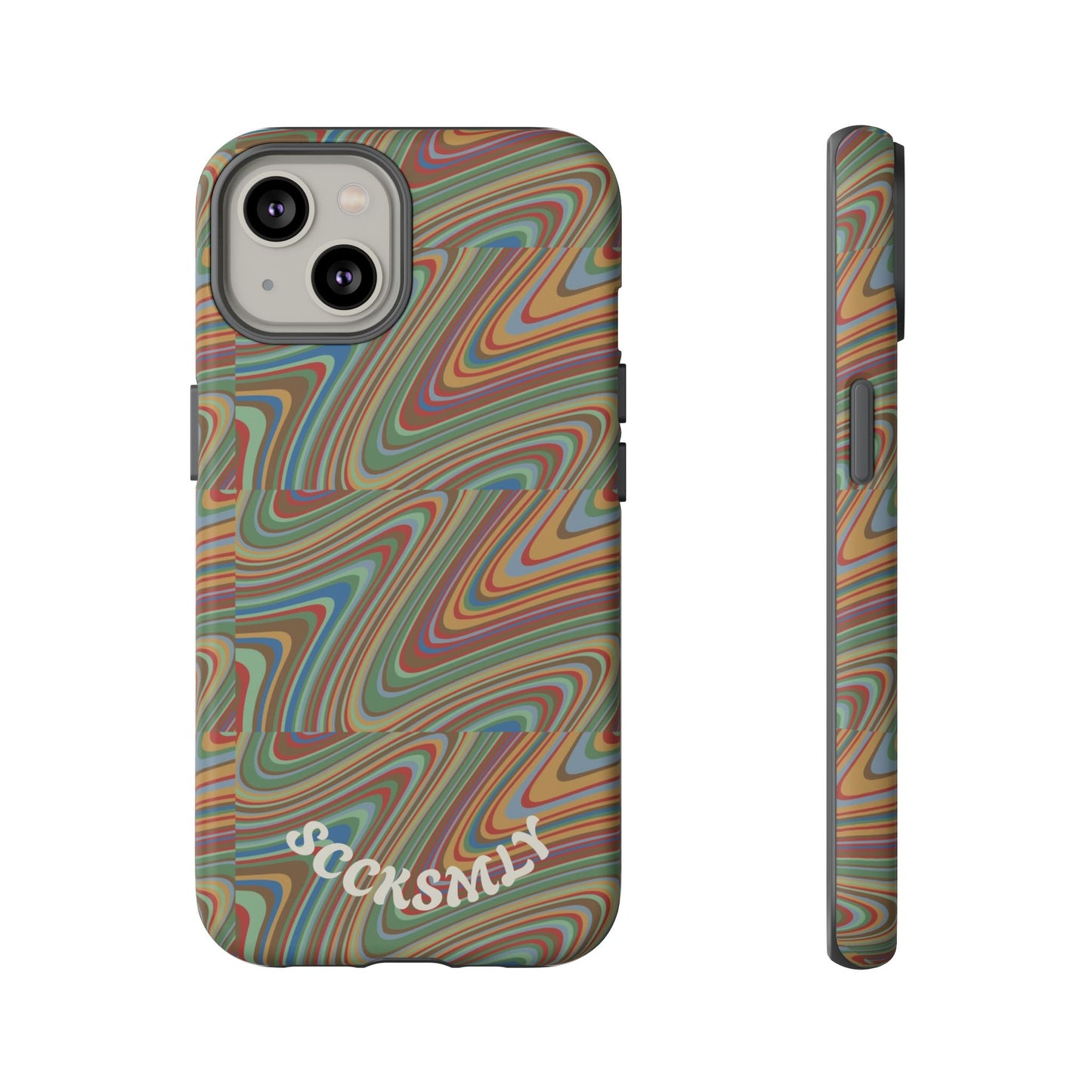 Earthly Waves Tough Phone Case for Apple