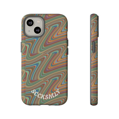 Earthly Waves Tough Phone Case for Apple