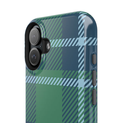 Earth and Sky Plaid Phone Case for Apple