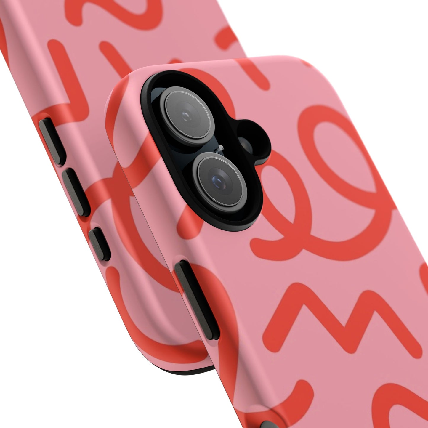 Red Candy Swirls Tough Case for Apple