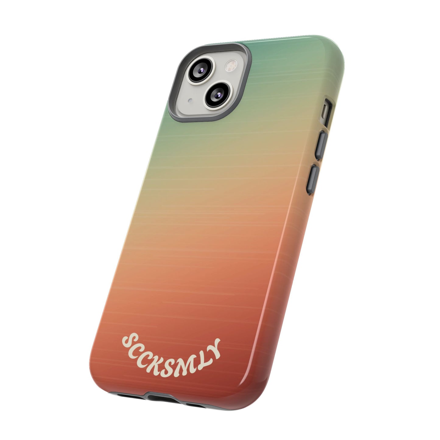 Warm Ombré Tough Phone Case for Apple