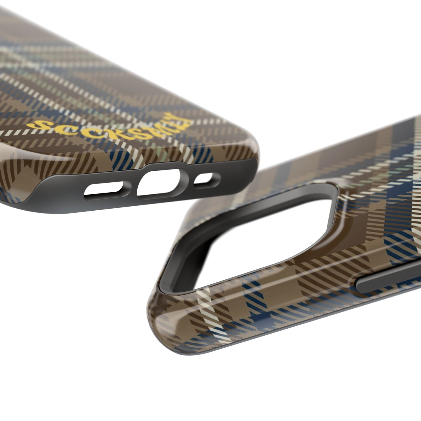 Earth and Sky Plaid Phone Case for Apple