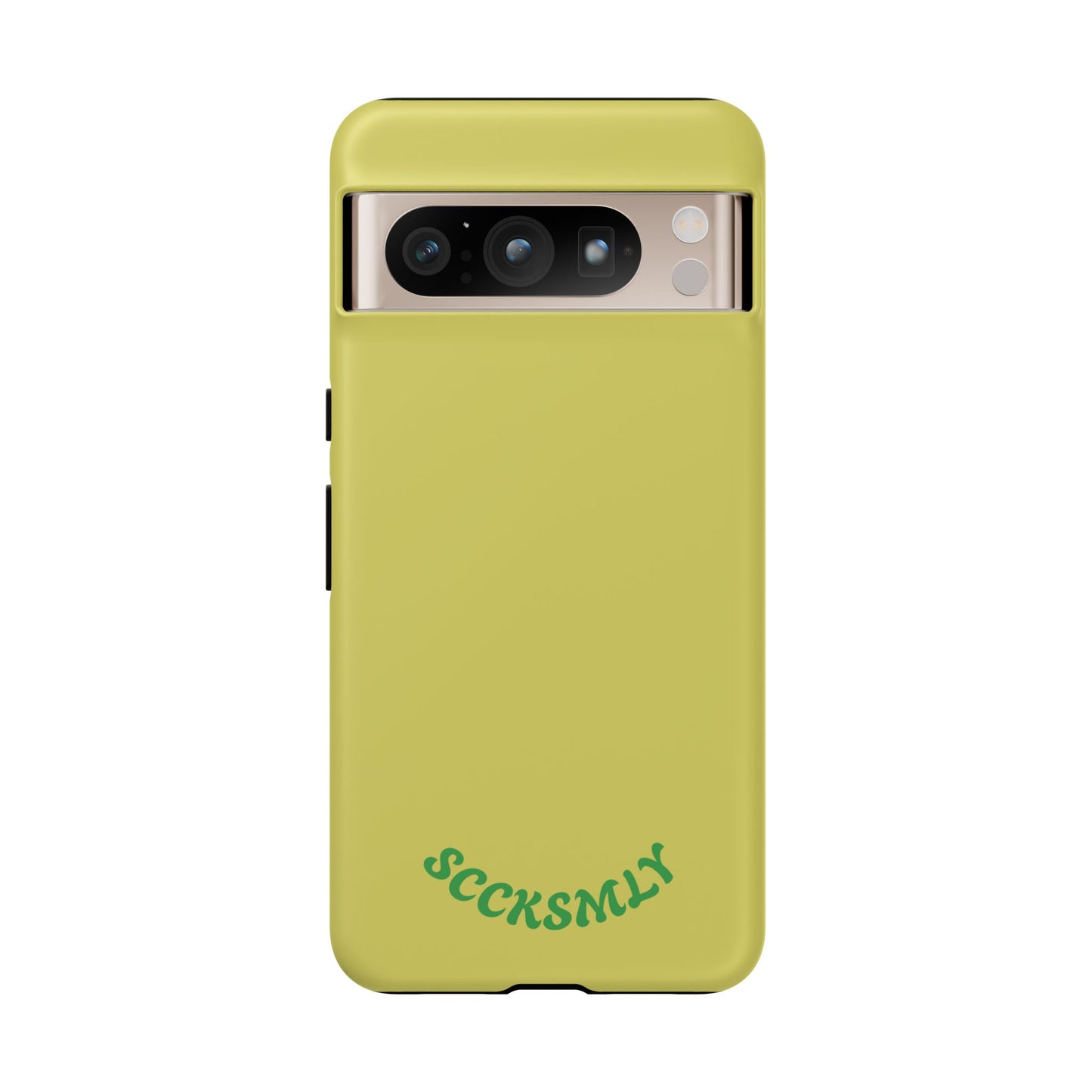 SOLID Lemon Pop Tough Case for Google Pixel