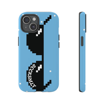 Pixel Glass Tough Phone Case for Apple