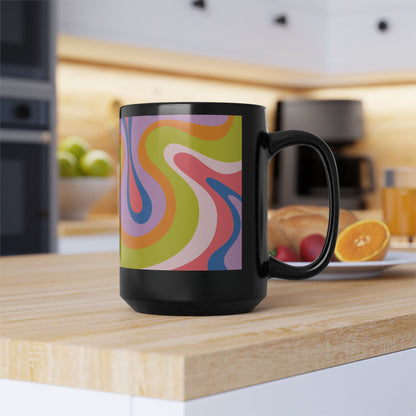 Mug Smoothie Groovie 15 oz — Black
