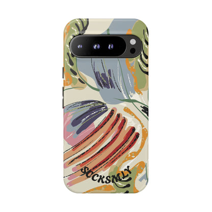 Botanical Strokes Palette Tough Phone Case for Google Pixel