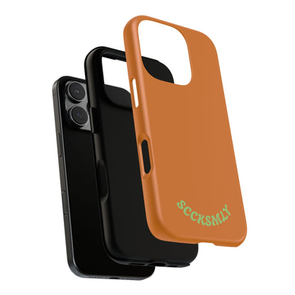 SOLID Terracotta Caoal Tough Case for Apple