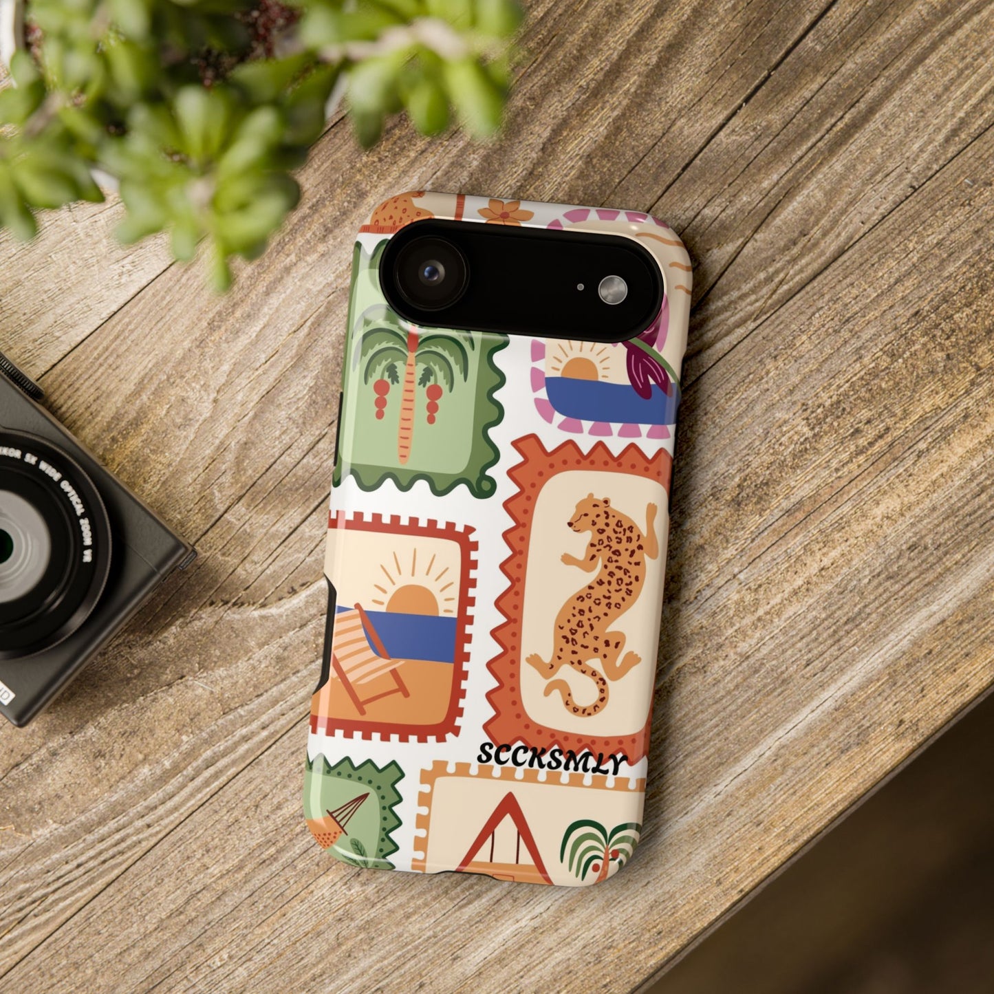 Tropical Print Phone Case for Apple