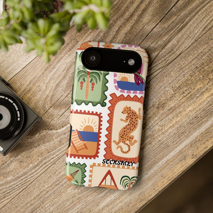 Tropical Print Phone Case for Apple