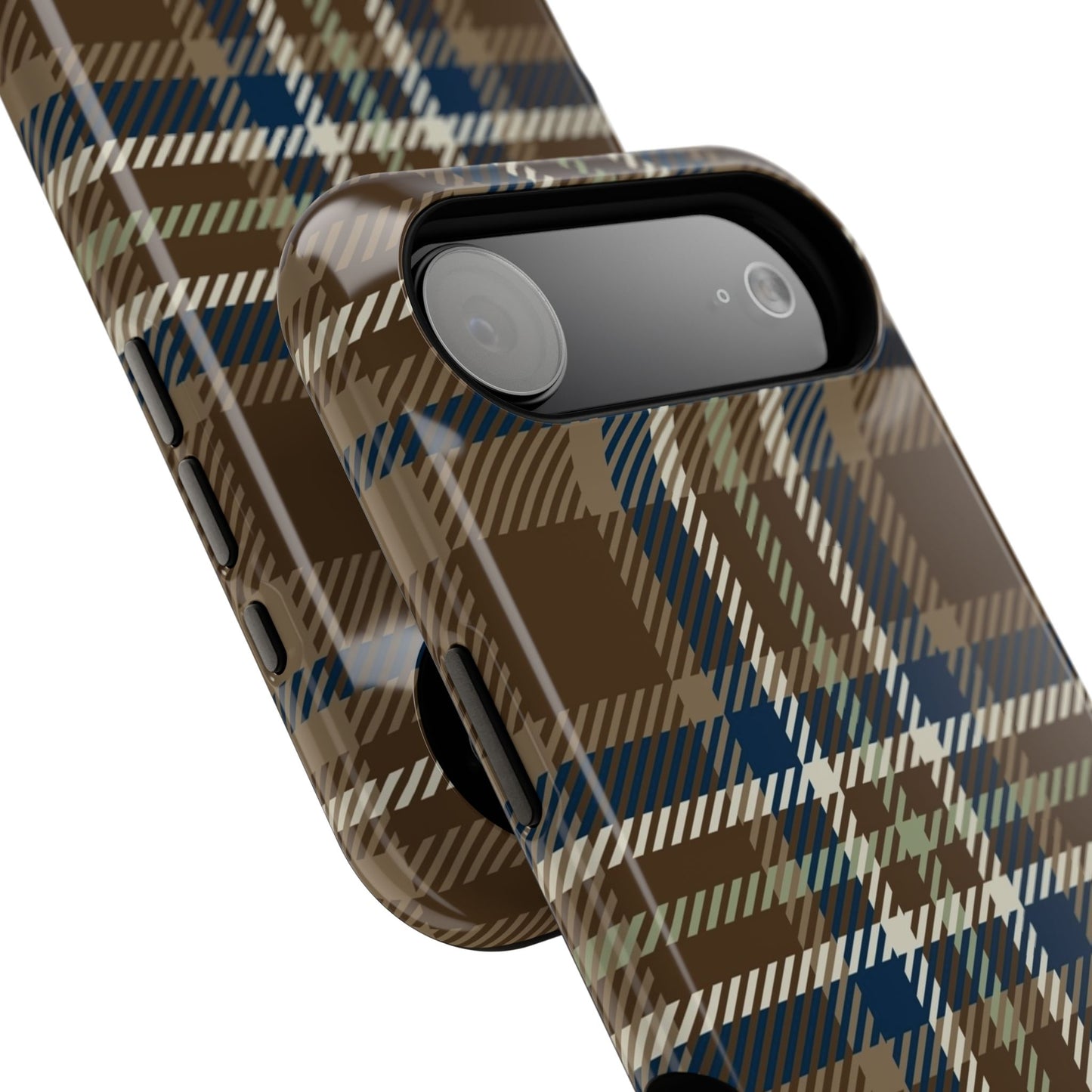 Earth and Sky Plaid Phone Case for Apple