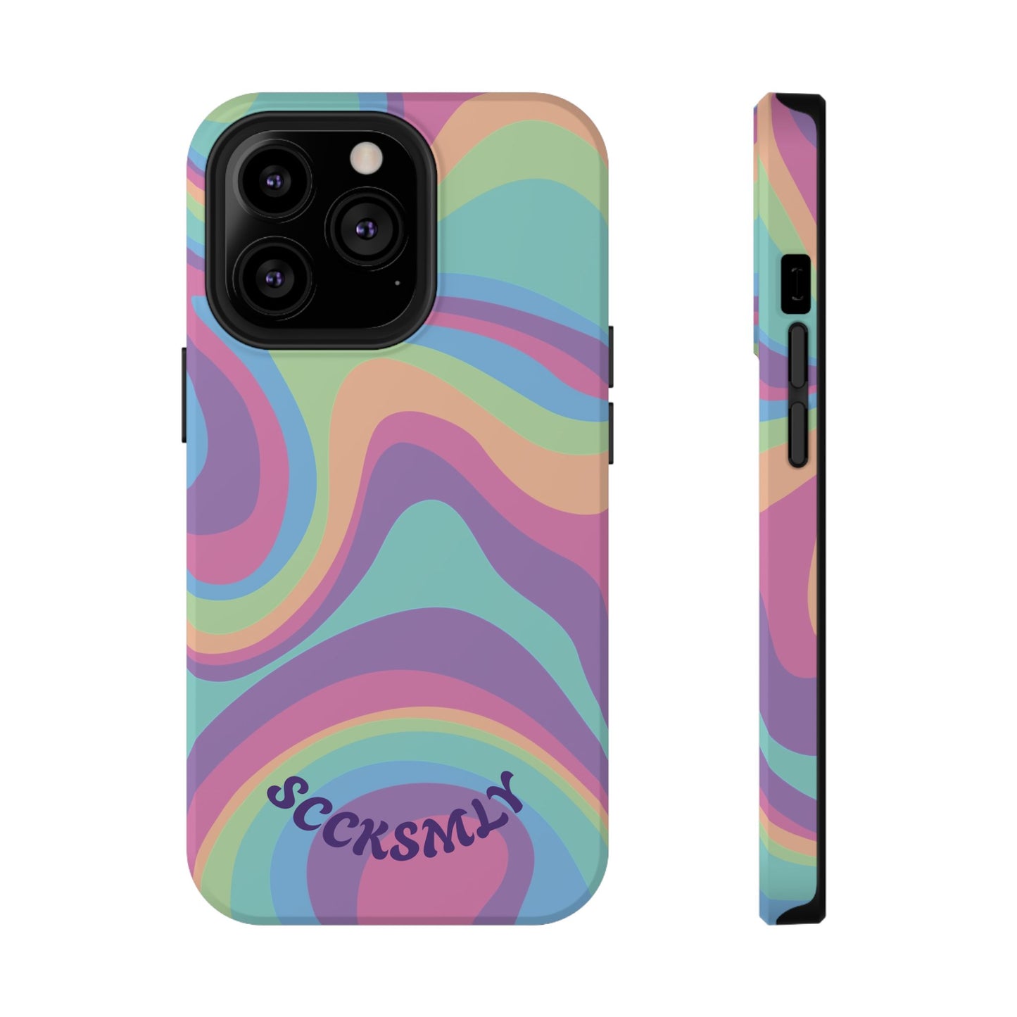 Pastel Swirl Phone Case for Apple
