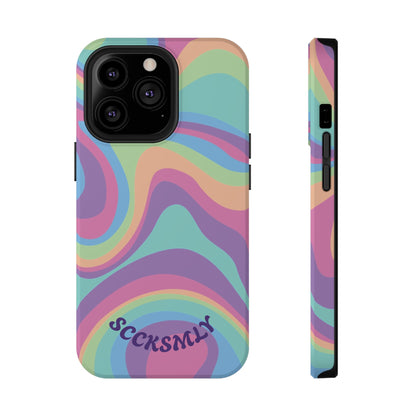 Pastel Swirl Phone Case for Apple