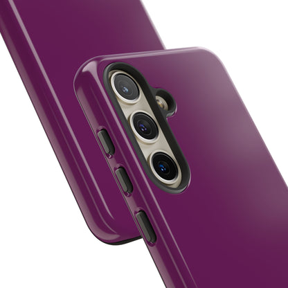 SOLID Amethyst Matte Tough Phone Case for Samsung
