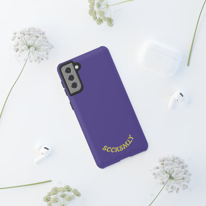 SOLID Dreamy Dusk Purple Tough Case for Samsung