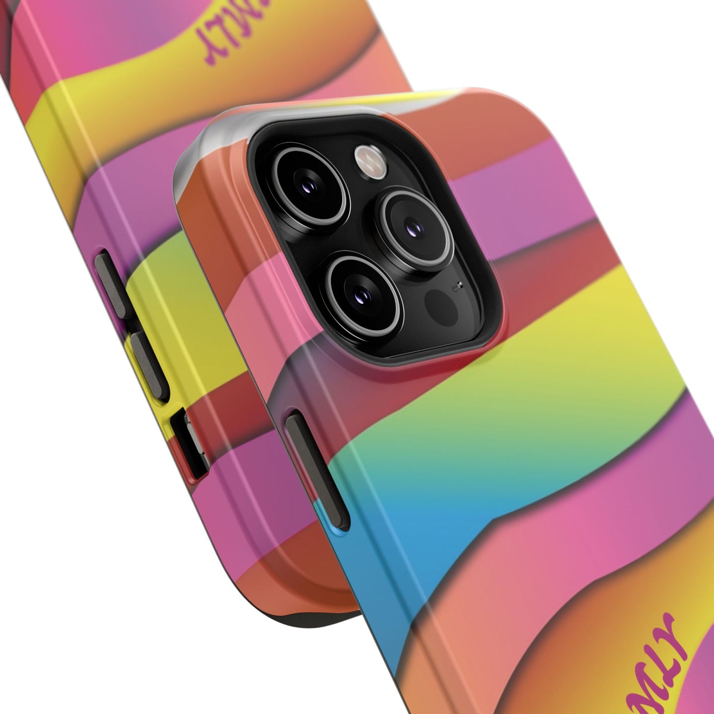 Modern Retro Rainbow Phone Case for "IOS or Apple"