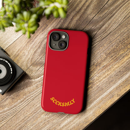SOLID Calm Cherry Tough Case for Apple