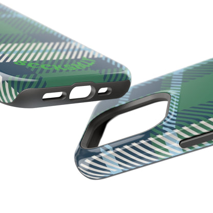 Earth and Sky Plaid Phone Case for Apple