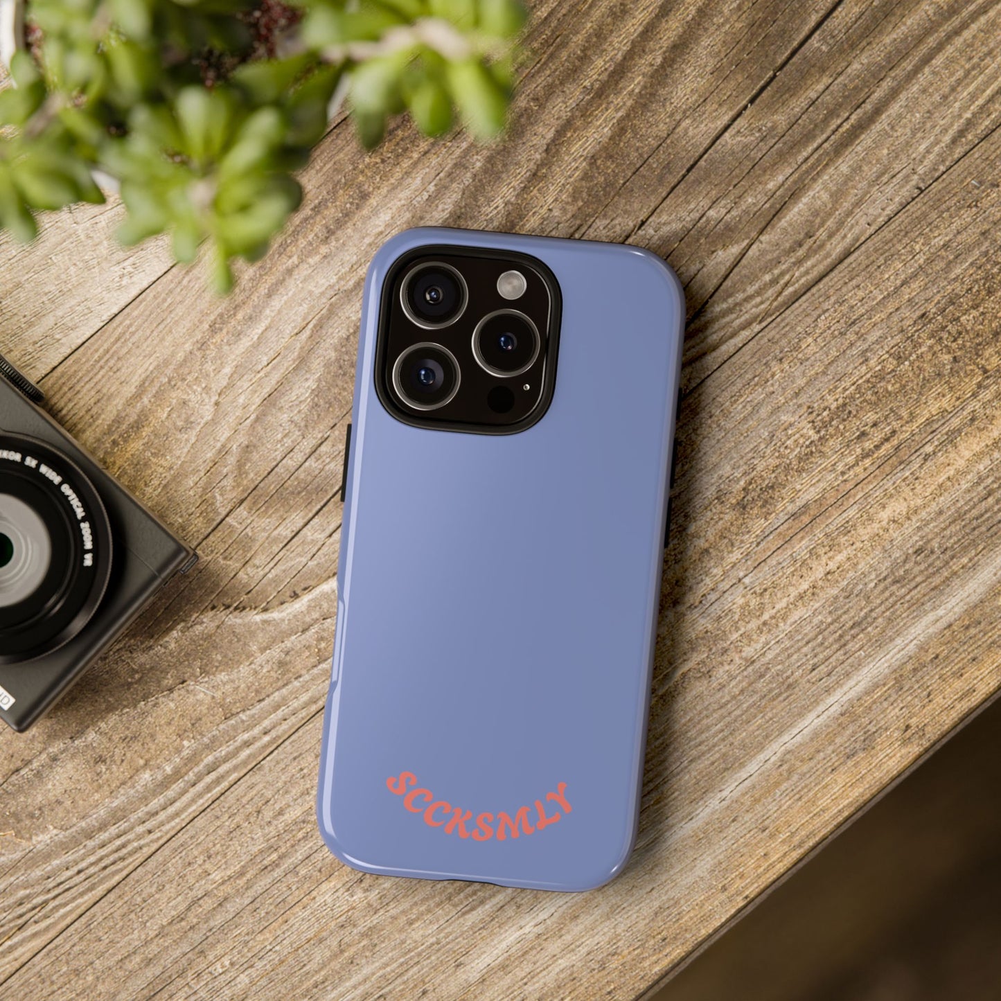 Periwinkle Blue Tough Phone Case for Apple