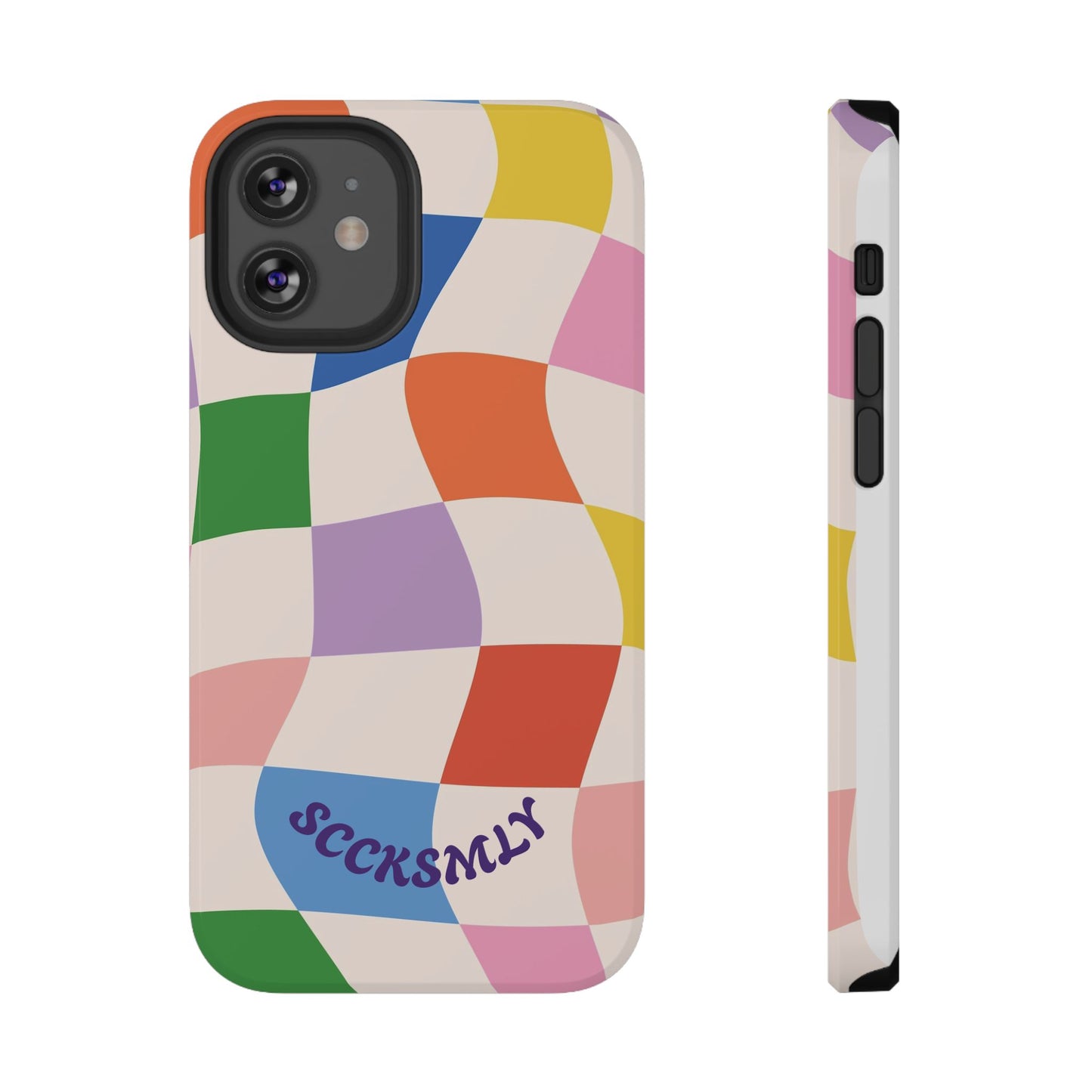 Checker Flicker Phone Case "IOS or Apple"