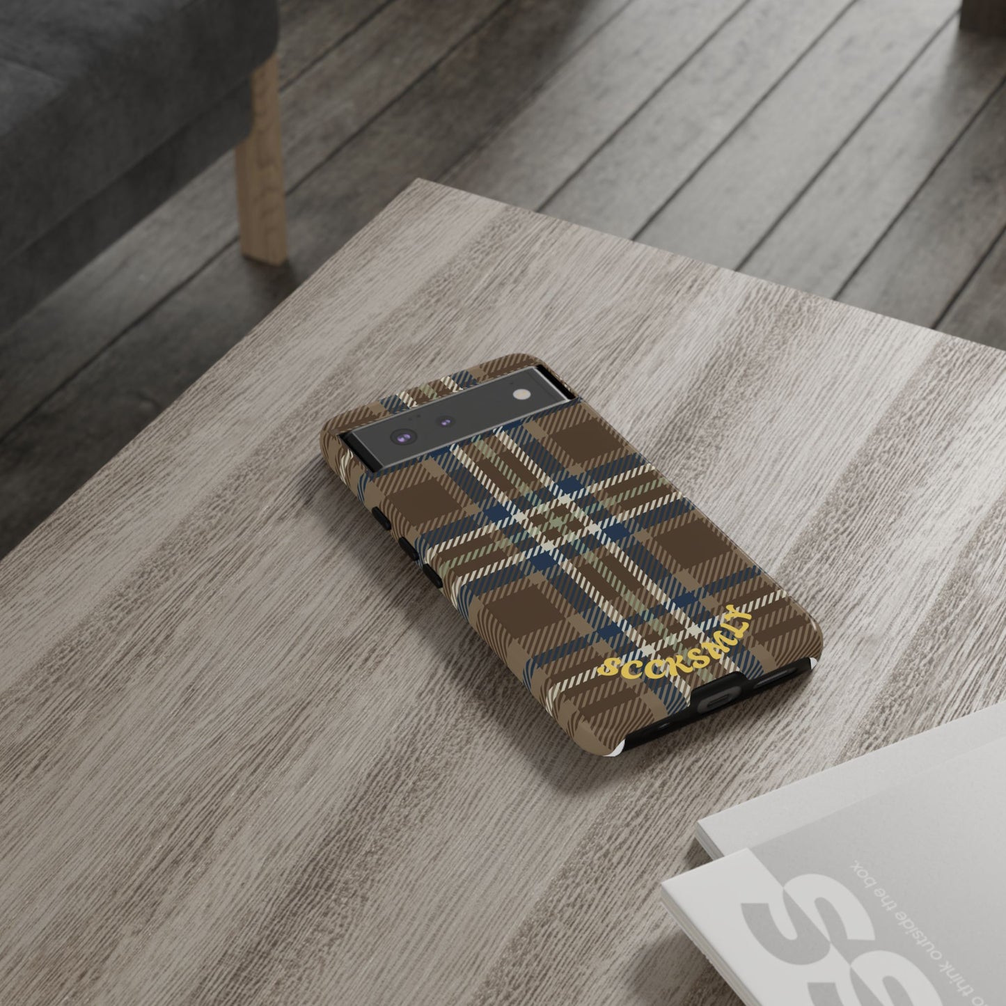 Earth and Sky Plaid Phone Case for Google Pixel