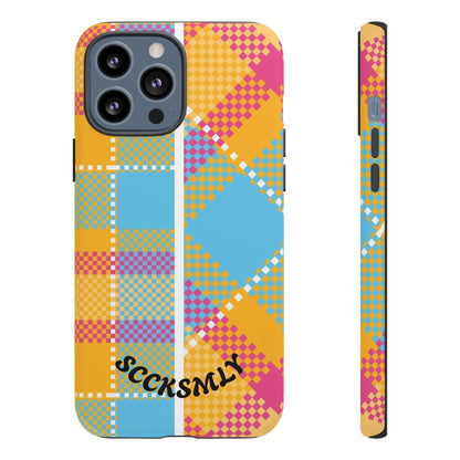 Pattern Punch Phone Case for Apple