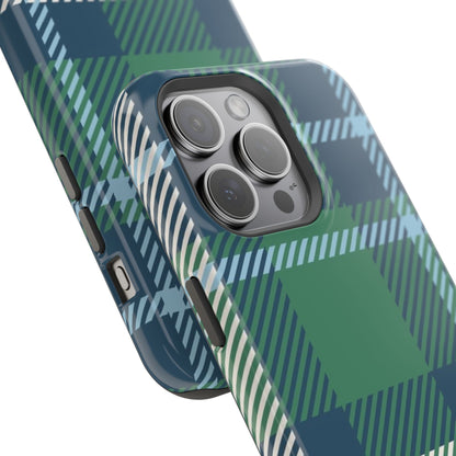 Earth and Sky Plaid Phone Case for Apple