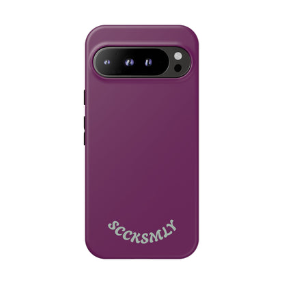 SOLID Amethyst Matte Tough Phone Case for Google Pixel