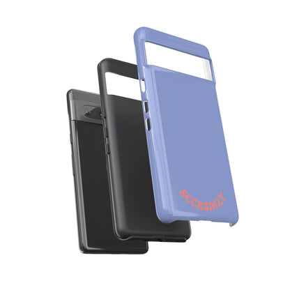 Periwinkle Blue Tough Phone Case for Google Pixel