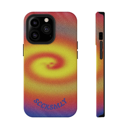 Toxic Spiral Tough Phone Case for Apple