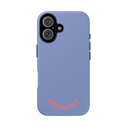 Periwinkle Blue Tough Phone Case for Apple