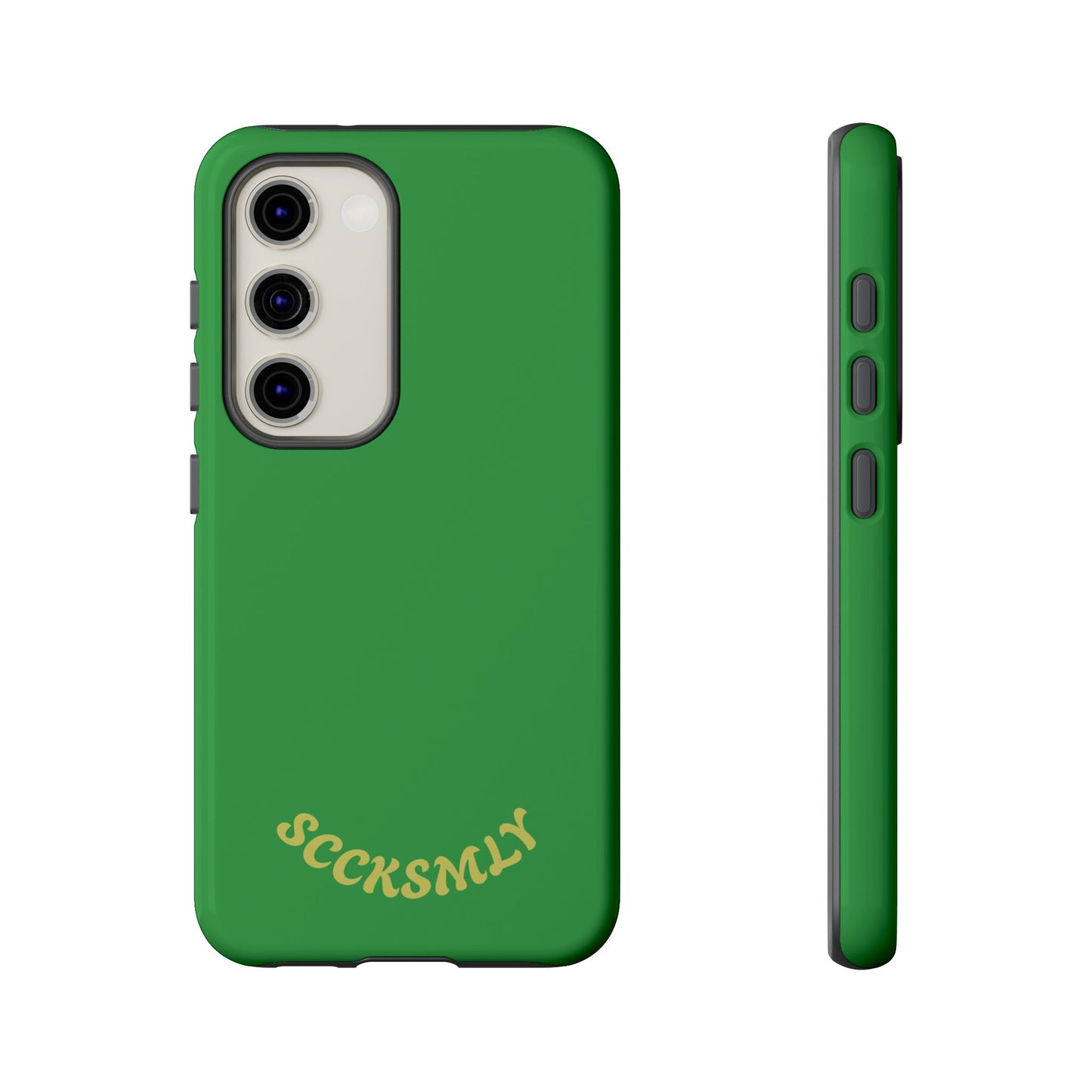 SOLID Green Grin Tough Case for Samsung