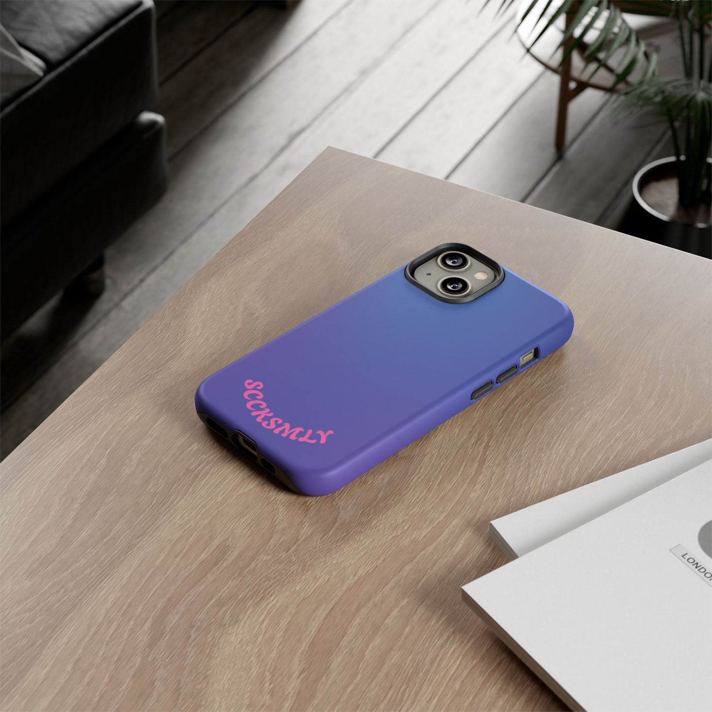 Berry Pop Gradient Tough Phone Case for Apple