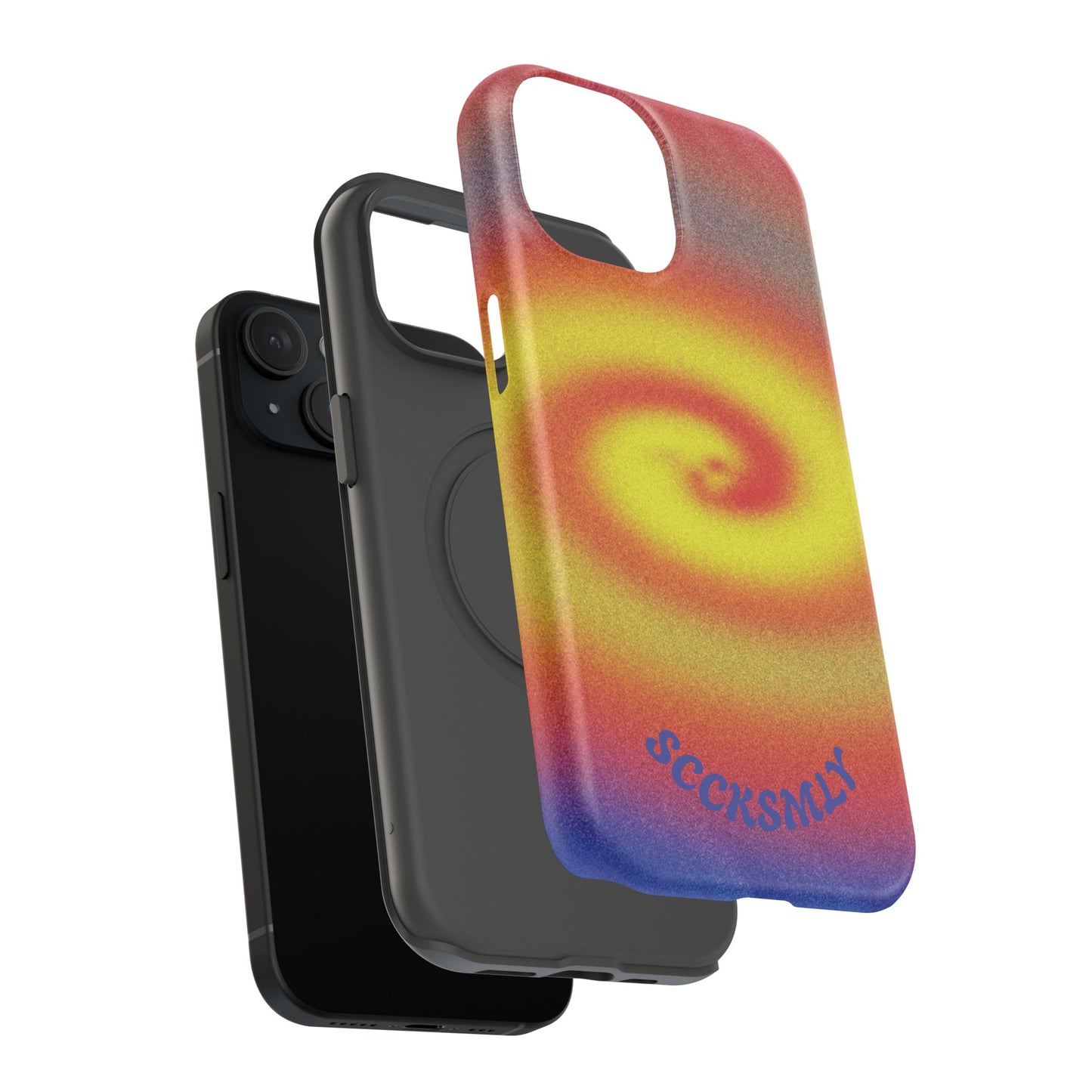 Toxic Spiral Tough Phone Case for Apple