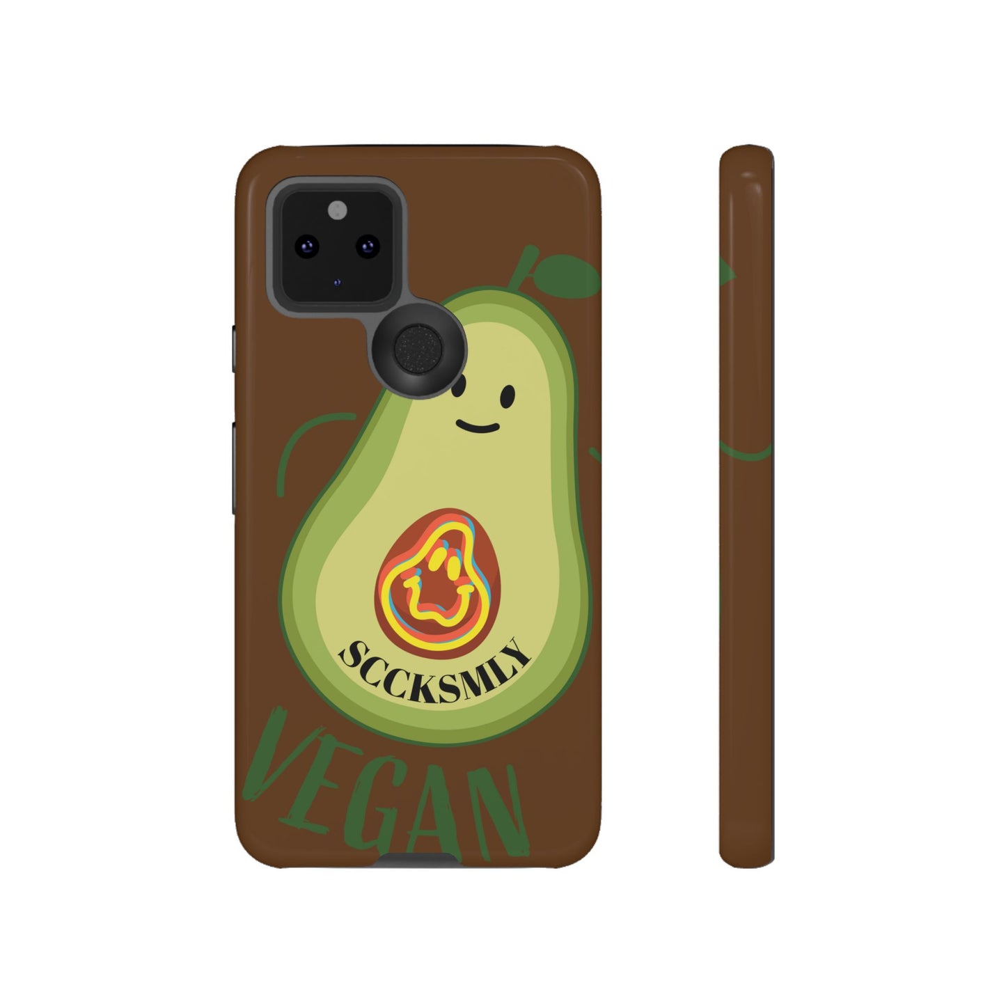 Playful Vegan Avocado Phone Case for Google Pixel
